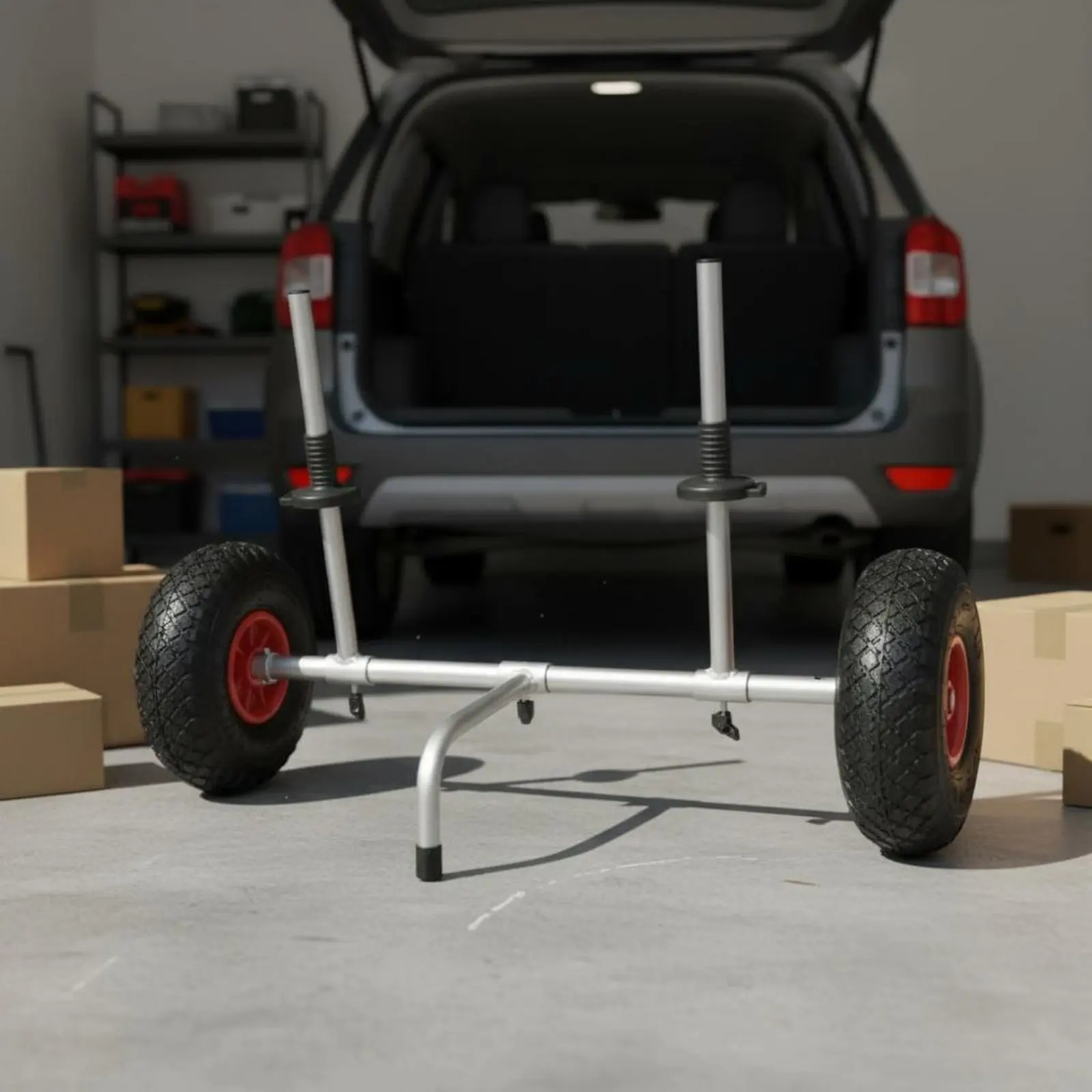 Kayak Transport Carrier Portable Two-Wheel Kayak Trolley Sturdy Duty Watercraft Trolley Adjustable Frame Boating Gear
Kayak Transport Carrier Portable Two-Wheel Kayak Trolley Sturdy Duty Watercraft Trolley Adjustable Frame Boating Gear