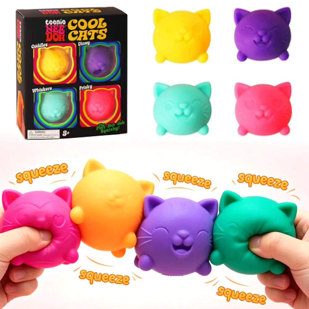 Schylling NEEDOH Cool Cat Squishy Toys Slow Rise Stress Relief Ball Sensory Fidget Toys for Adult Kids Anti-Anxiety Sensory Toys
Schylling NEEDOH Cool Cat Squishy Toys Slow Rise Stress Relief Ball Sensory Fidget Toys for Adult Kids Anti-Anxiety Sensory Toys