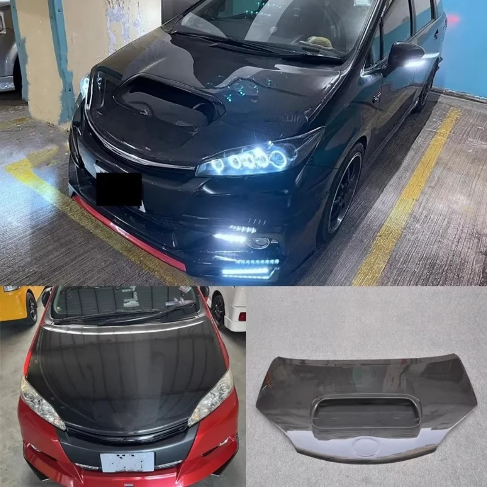 Мокрый капот двигателя автомобиля из углеродного волокна для Toyota Wish 2011, преобразует легкую крышку двигателя
Мокрый капот двигателя автомобиля из углеродного волокна для Toyota Wish 2011, преобразует легкую крышку двигателя