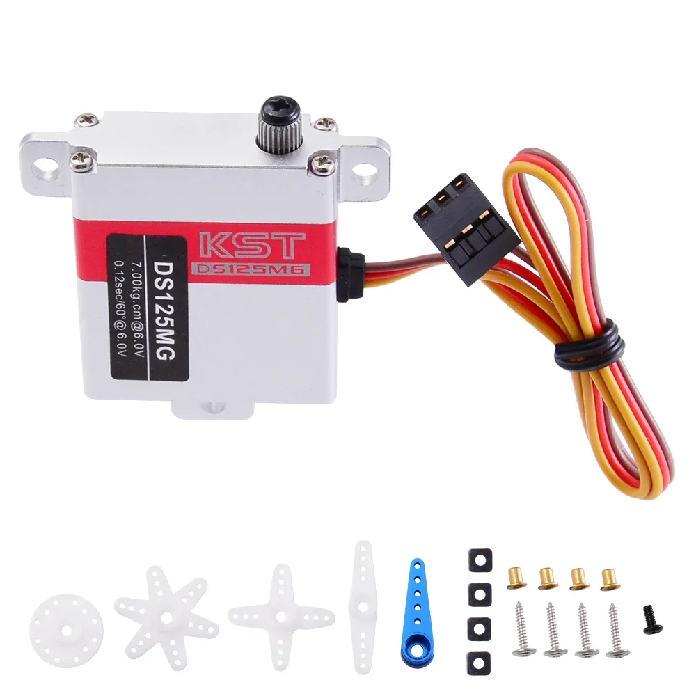 Original KST DS125MG 28g 2BB Metal Gear 7KG Digital Wing Servo for RC Glider
Original KST DS125MG 28g 2BB Metal Gear 7KG Digital Wing Servo for RC Glider
