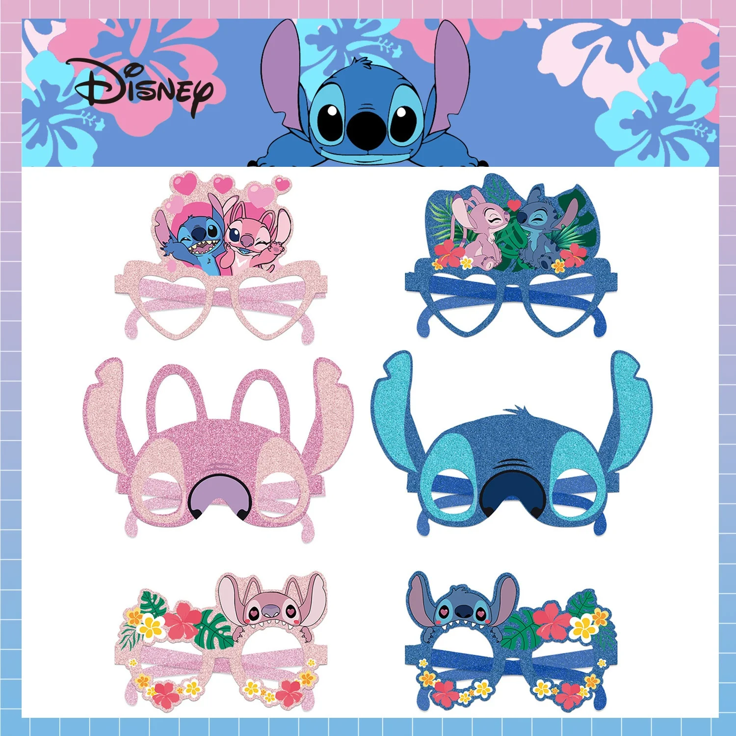 Disney Stitch Glasses Party Cartoon Action Anime Figures Angel Stitch Party Photograph Prop Ornaments Toys Cute Childrens Gifts
Disney Stitch Glasses Party Cartoon Action Anime Figures Angel Stitch Party Photograph Prop Ornaments Toys Cute Childrens Gifts