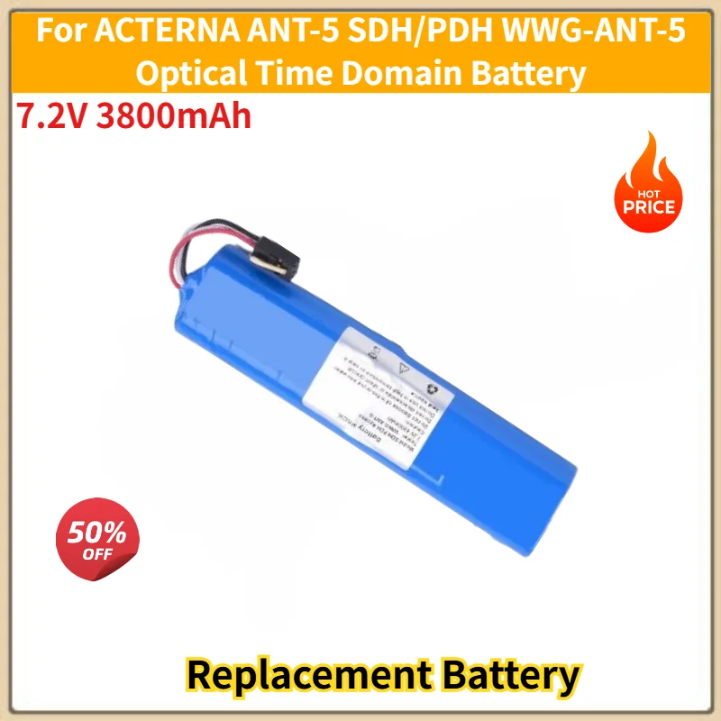 For ACTERNA ANT-5 SDH/PDH WWG-ANT-5 Optical Time Domain Replacement Battery 7.2V 3800mAh
For ACTERNA ANT-5 SDH/PDH WWG-ANT-5 Optical Time Domain Replacement Battery 7.2V 3800mAh