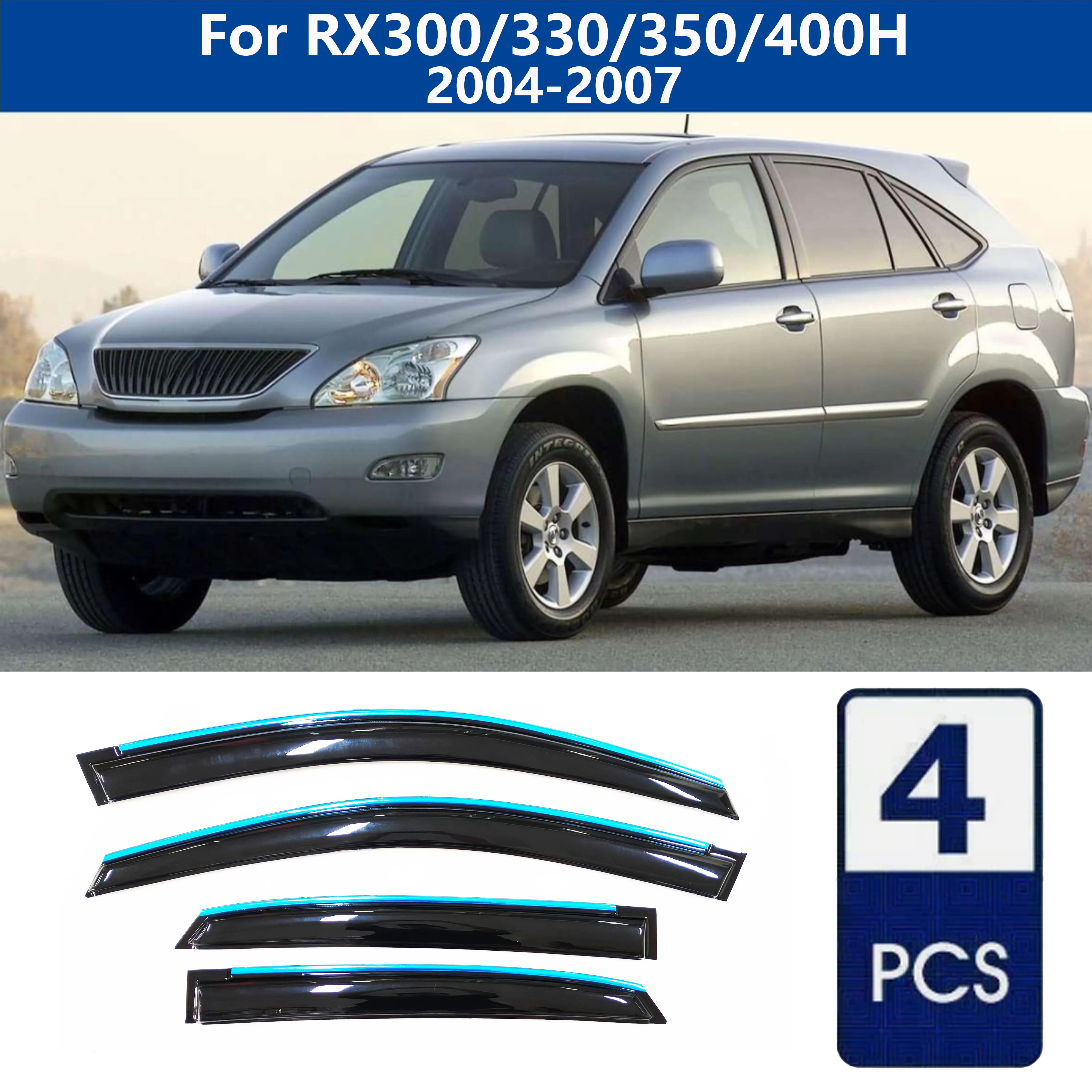 AIBAP 4pcs 1.8mm Car Windows Visor For Lexus RX 300/330/350/400H 2004-2007 window visors rain guards rain guard Sun Rain Visors
AIBAP 4pcs 1.8mm Car Windows Visor For Lexus RX 300/330/350/400H 2004-2007 window visors rain guards rain guard Sun Rain Visors