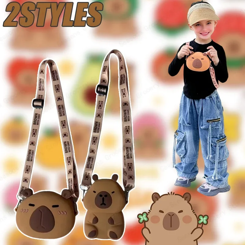 2025 Silicone Kapybara Children's Soft Gel Water Dolphin Doll Waterproof Shoulder Crossbody Adjustable Shoulder Strap Coin Purse
2025 Silicone Kapybara Children's Soft Gel Water Dolphin Doll Waterproof Shoulder Crossbody Adjustable Shoulder Strap Coin Purse