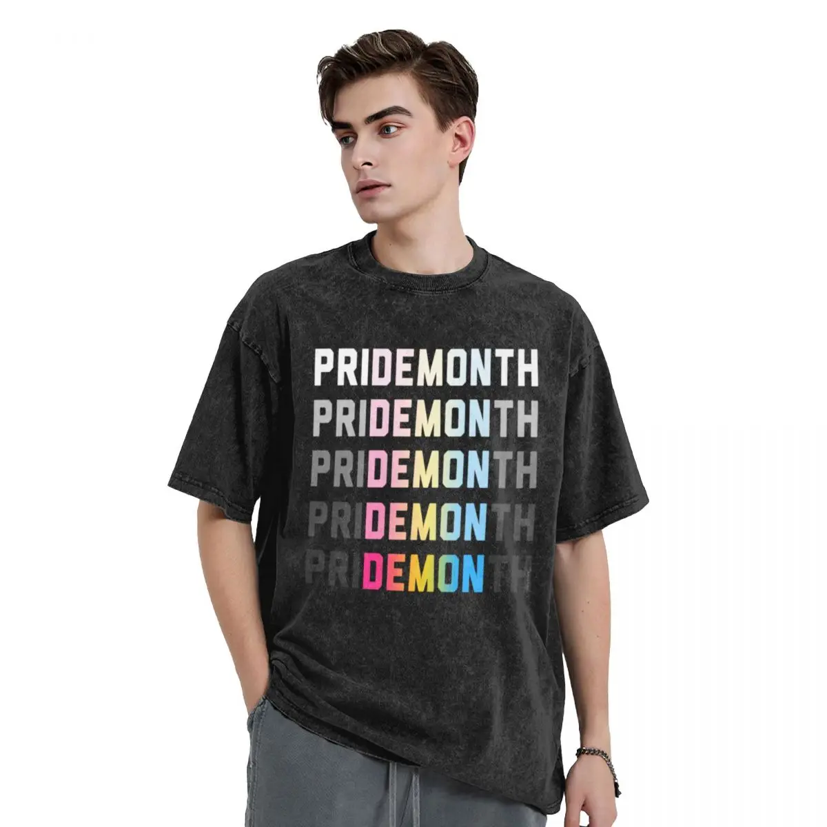 PriDEMONth pan T-Shirt shirts graphic graphic tee shirt sweat cheap stuff t shirt men 100℅ cotton
PriDEMONth pan T-Shirt shirts graphic graphic tee shirt sweat cheap stuff t shirt men 100℅ cotton