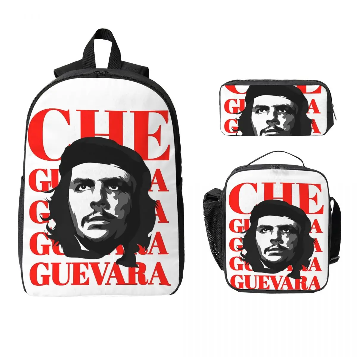 Che Guevara Backpack Student Boys Girls BookBag School Bag Computer Shoulder Bags 3ps Insulated Lunch Bag Pencil Case
Che Guevara Backpack Student Boys Girls BookBag School Bag Computer Shoulder Bags 3ps Insulated Lunch Bag Pencil Case