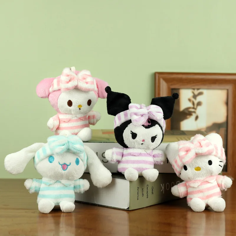 Kawaii Sanrio Hello Kitty Melody Kuromi Cinnamoroll stuffed Plush Toys Doll Keychain Pendant Backpack Decoration Birthday Gifts
Kawaii Sanrio Hello Kitty Melody Kuromi Cinnamoroll stuffed Plush Toys Doll Keychain Pendant Backpack Decoration Birthday Gifts