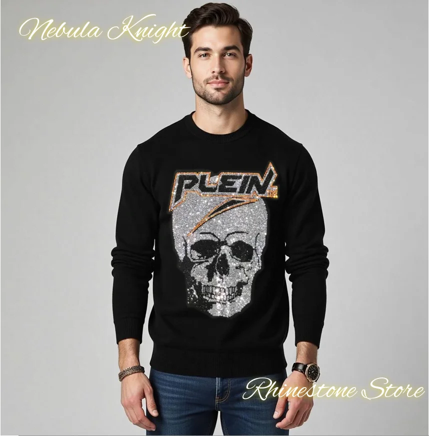 Winter Casual Cotton Rhinestones Hip Hop Men's Streetwear Skateboard Pullover wool Young Men
Winter Casual Cotton Rhinestones Hip Hop Men's Streetwear Skateboard Pullover wool Young Men