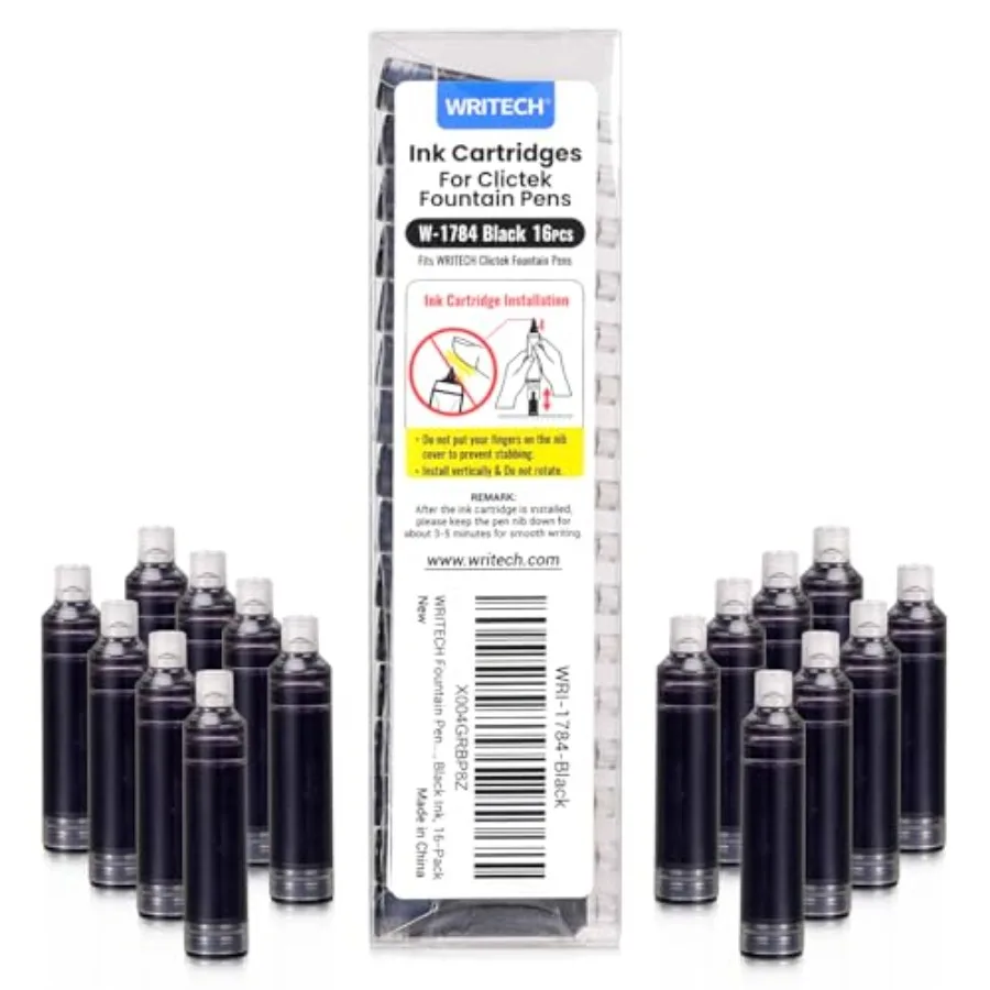 W-1784 Cartridge Ink: Ink Set Clictek Fountain s
W-1784 Cartridge Ink: Ink Set Clictek Fountain s