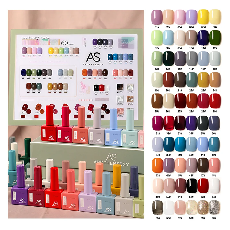 AS VIP Pro Kit 60-цветный гель-лак для ногтей, подарочная коробка, коллекция OEM-логотипа, частная марка, эмалированный лак, гель
AS VIP Pro Kit 60-цветный гель-лак для ногтей, подарочная коробка, коллекция OEM-логотипа, частная марка, эмалированный лак, гель