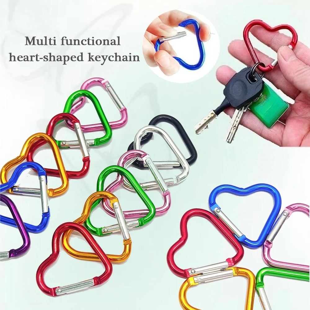 Heart Shaped Metal Carabiner Keychain Carabiner Outdoor Climbing Camping Key Ring Buckle Multi Travel Kit Hook Hanging Keyring
Heart Shaped Metal Carabiner Keychain Carabiner Outdoor Climbing Camping Key Ring Buckle Multi Travel Kit Hook Hanging Keyring
