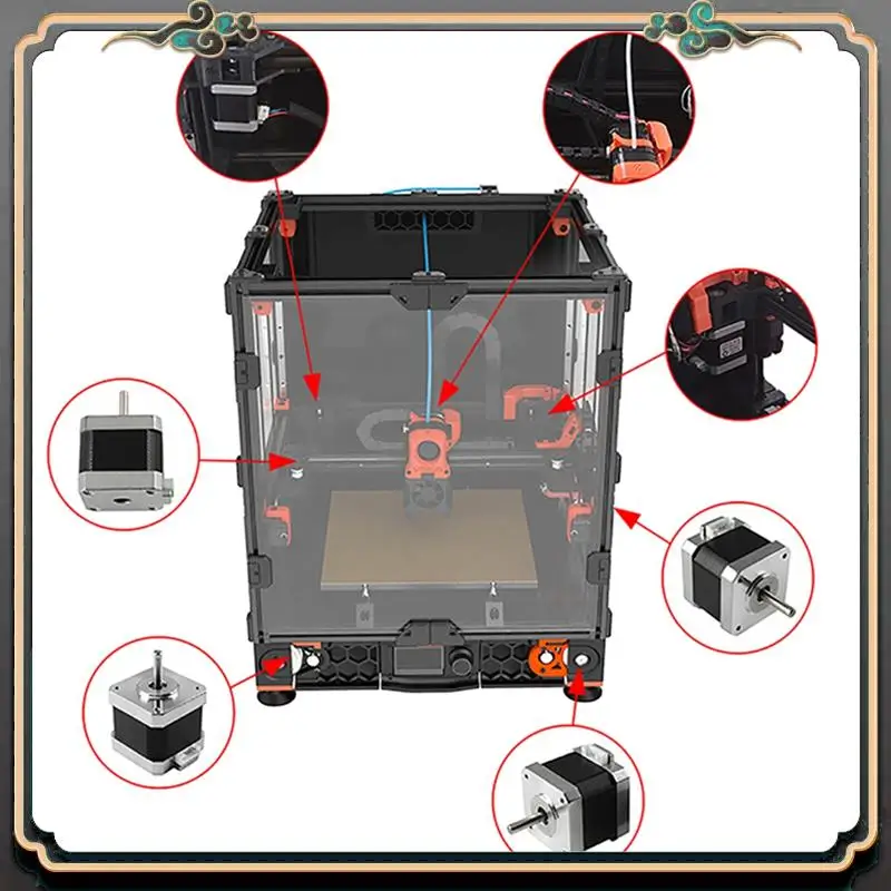 ASMA-VORON 2.4 Kit Stepper Drive Motor 20X42/42X47 Fluorine Dragon 7Pcs 3D Printer Replacement Accessories
ASMA-VORON 2.4 Kit Stepper Drive Motor 20X42/42X47 Fluorine Dragon 7Pcs 3D Printer Replacement Accessories