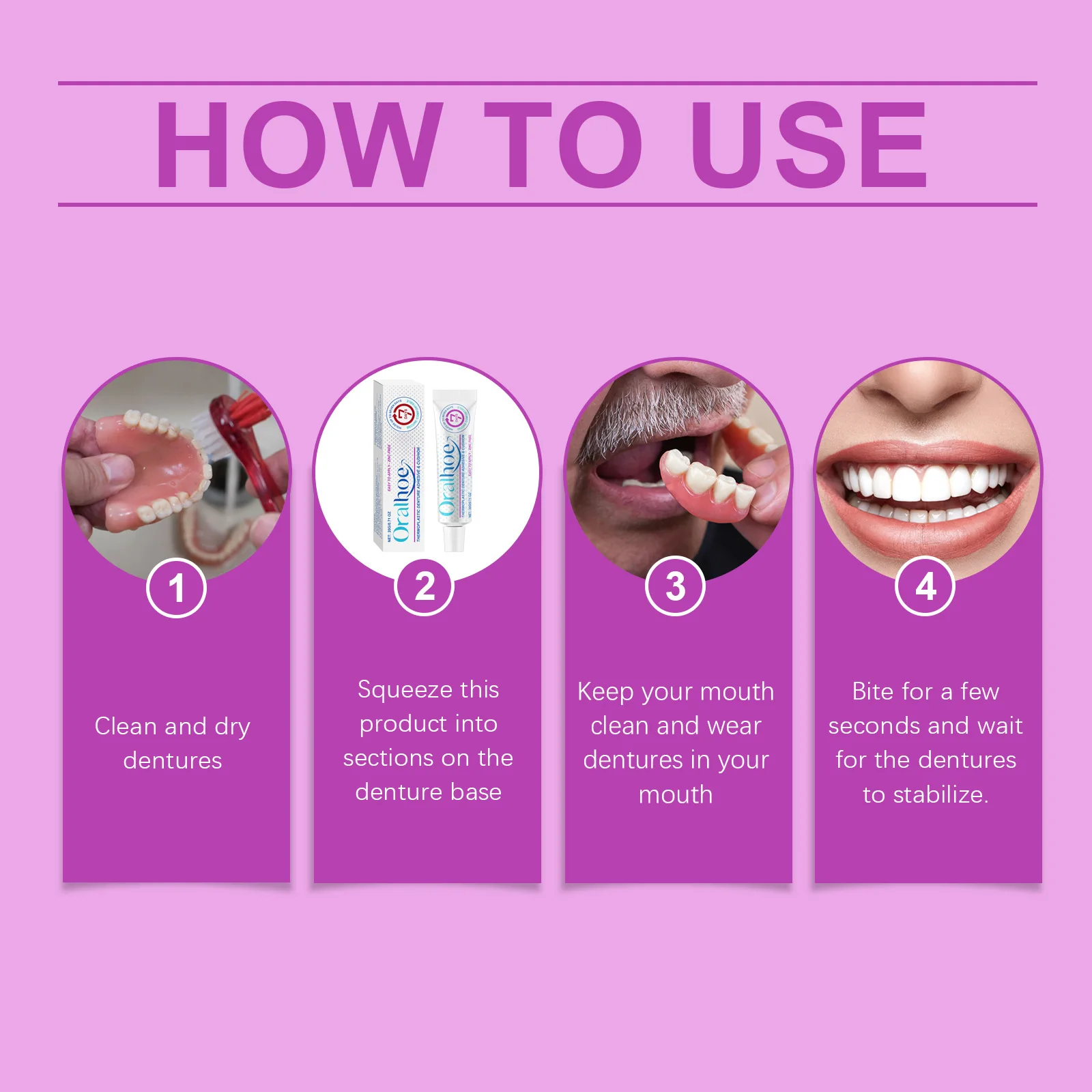 Thermoplastic Denture Adhesive Oral Health Increase Comfort Sturdy False Teeth Glue Long Lasting Reusable Repairing Denture Care
Thermoplastic Denture Adhesive Oral Health Increase Comfort Sturdy False Teeth Glue Long Lasting Reusable Repairing Denture Care
