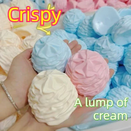 Crunch Imitation Cream Squishy Toy, Blocks Filled ASMR Anti Stress Release Hand Relax Gift Toy
Crunch Imitation Cream Squishy Toy, Blocks Filled ASMR Anti Stress Release Hand Relax Gift Toy
