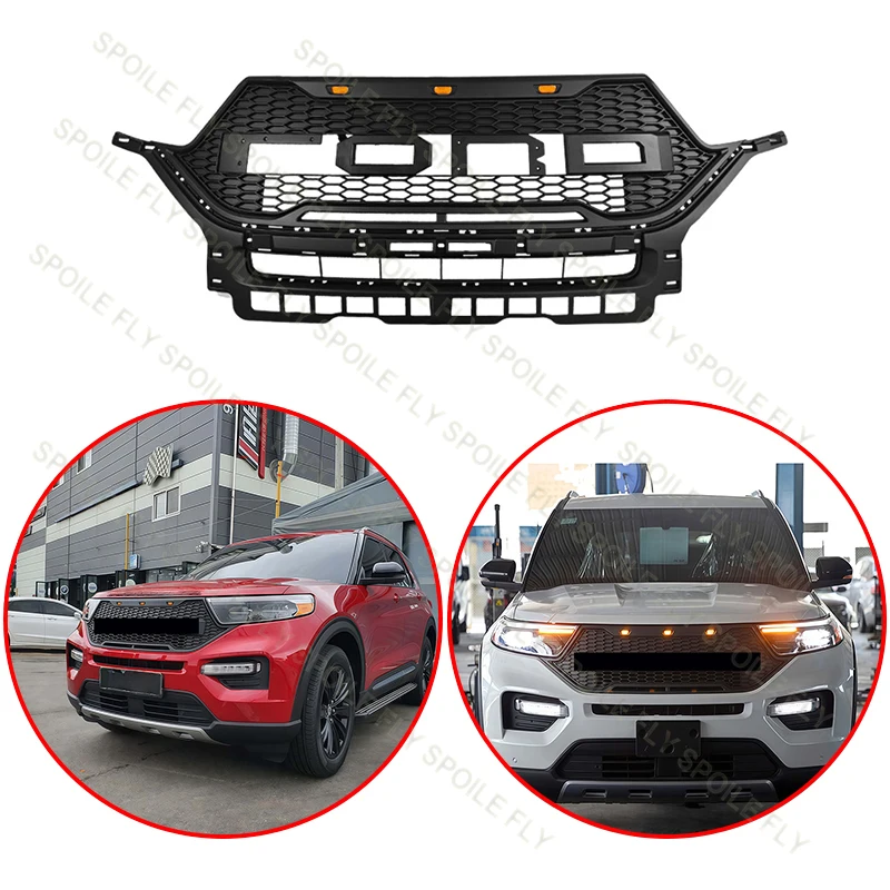 For Ford Ford Explorer 2019 2020 2021 2022 2023 2024 High Quality ABS Car Front Bumper Grille Racing Grills Glossy Black
For Ford Ford Explorer 2019 2020 2021 2022 2023 2024 High Quality ABS Car Front Bumper Grille Racing Grills Glossy Black