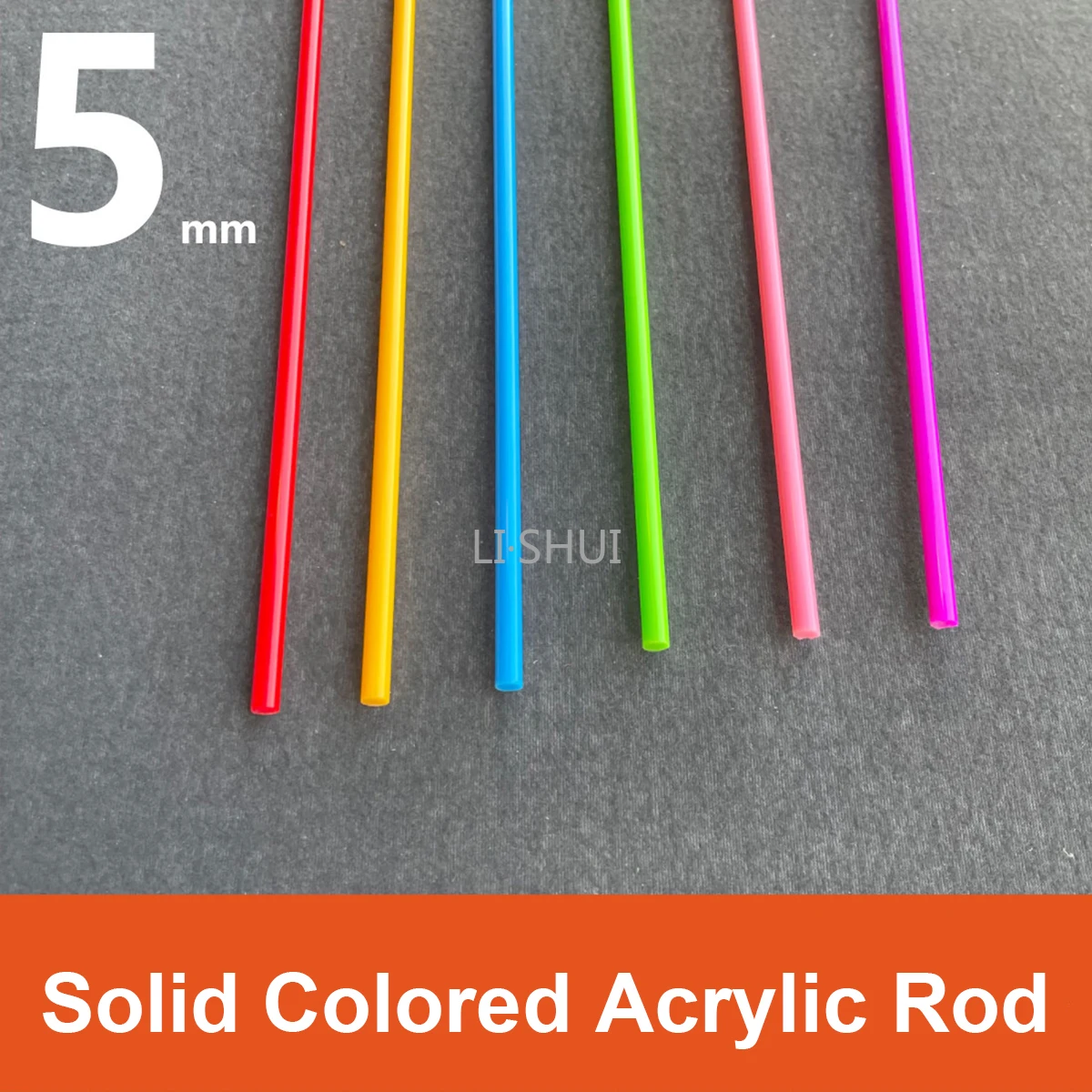 10Pcs/lot Solid Colored Acrylic Rod Diameter 5mm 6mm 8mm PMMA Solid Cylinder Pexiglass Round Bar Length 95mm 150mm 195mm ~495mm
10Pcs/lot Solid Colored Acrylic Rod Diameter 5mm 6mm 8mm PMMA Solid Cylinder Pexiglass Round Bar Length 95mm 150mm 195mm ~495mm