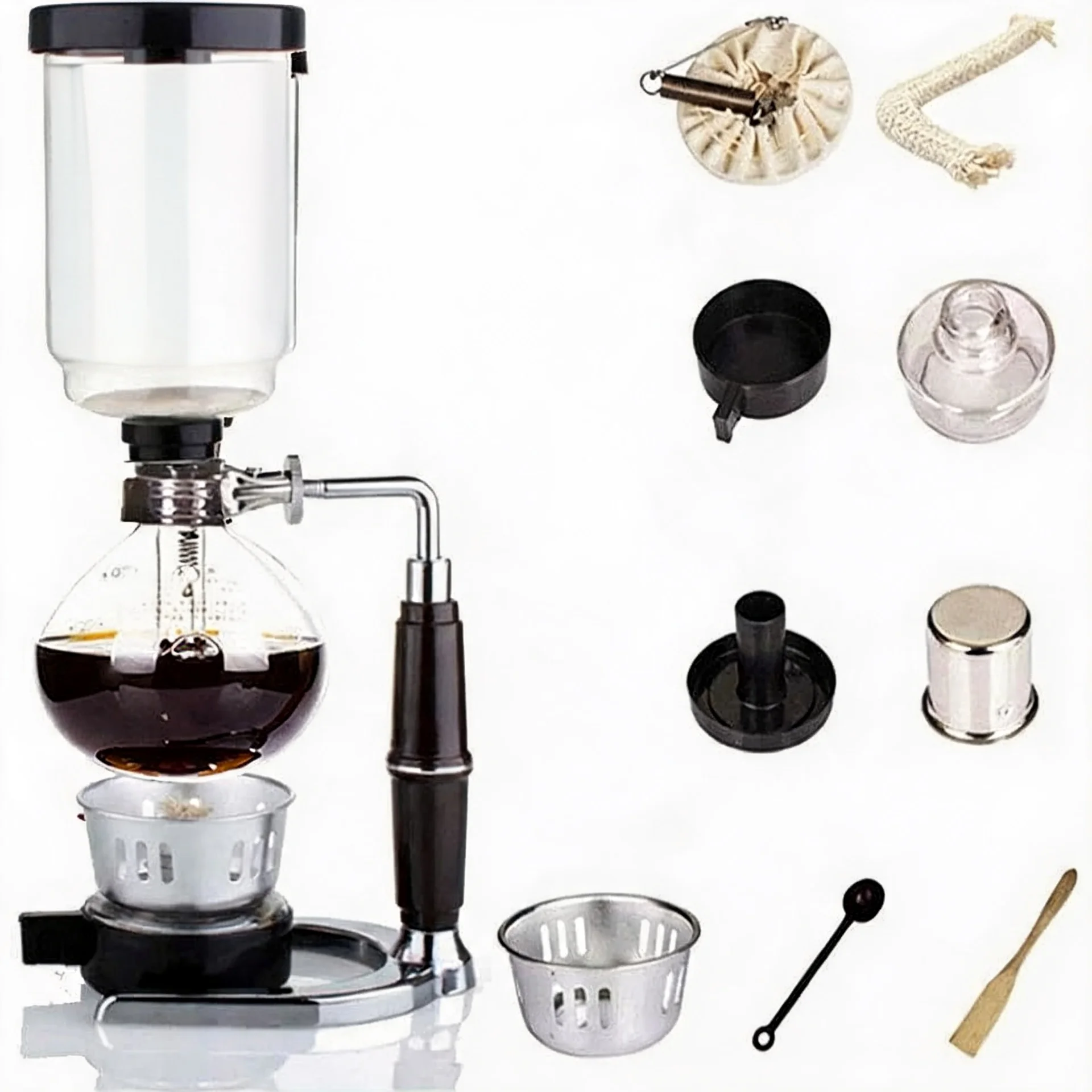 Siphon Coffee Maker Japanese Style Vacuum Glass Siphon Pot Percolators 1-3 Cups Siphon Coffee Maker
Siphon Coffee Maker Japanese Style Vacuum Glass Siphon Pot Percolators 1-3 Cups Siphon Coffee Maker