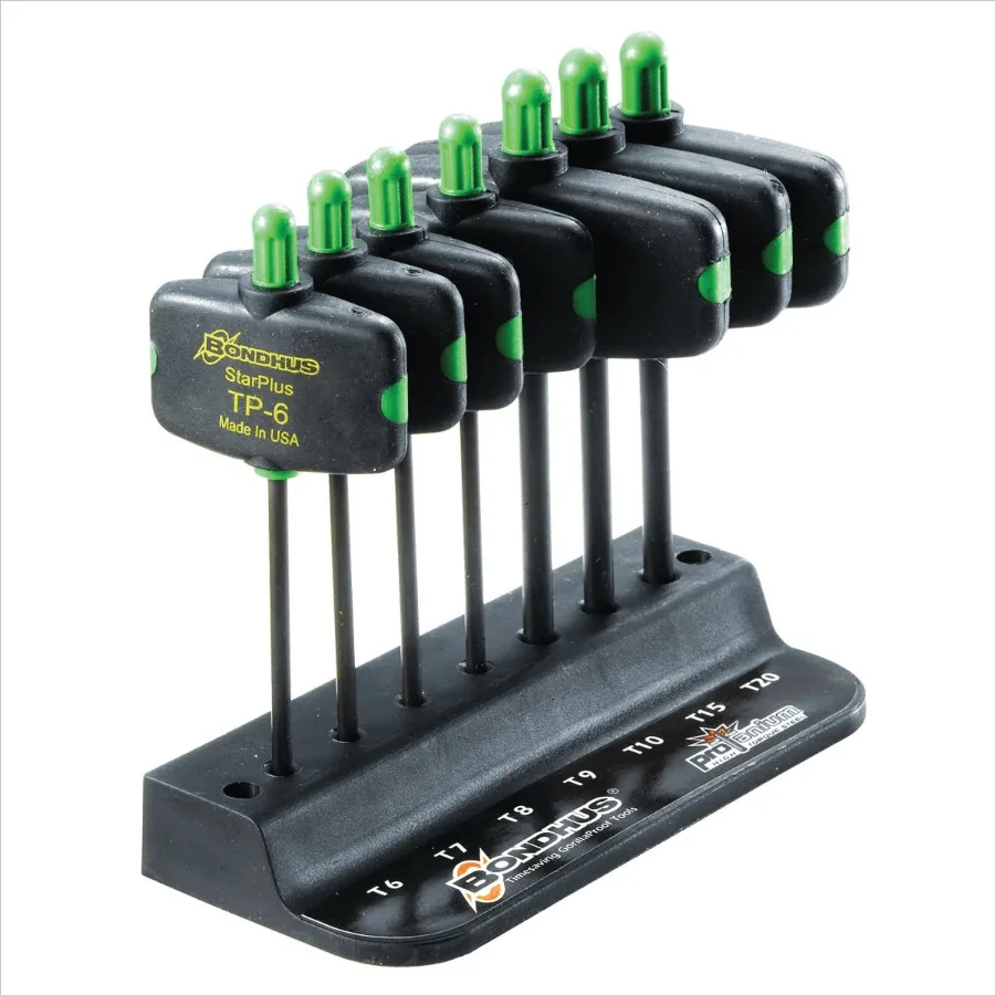 7 Pc Wing Torx Tip Set T6 T7 T8 T9 T10 T15 T20 for Precision Electronics Repair, Black with Ergonomic Grip Handle
7 Pc Wing Torx Tip Set T6 T7 T8 T9 T10 T15 T20 for Precision Electronics Repair, Black with Ergonomic Grip Handle