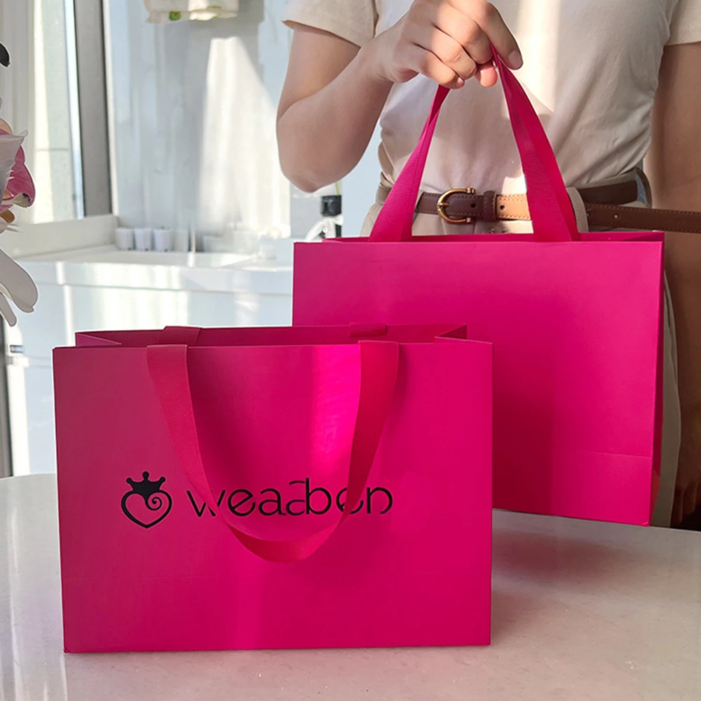10pcs Bulk Custom Logo Luxury Retail Kraft Paper Bag 32x11x25cm Rose Cardboard Tote Bags Shopping Wedding Packaging Gift Handbag
10pcs Bulk Custom Logo Luxury Retail Kraft Paper Bag 32x11x25cm Rose Cardboard Tote Bags Shopping Wedding Packaging Gift Handbag