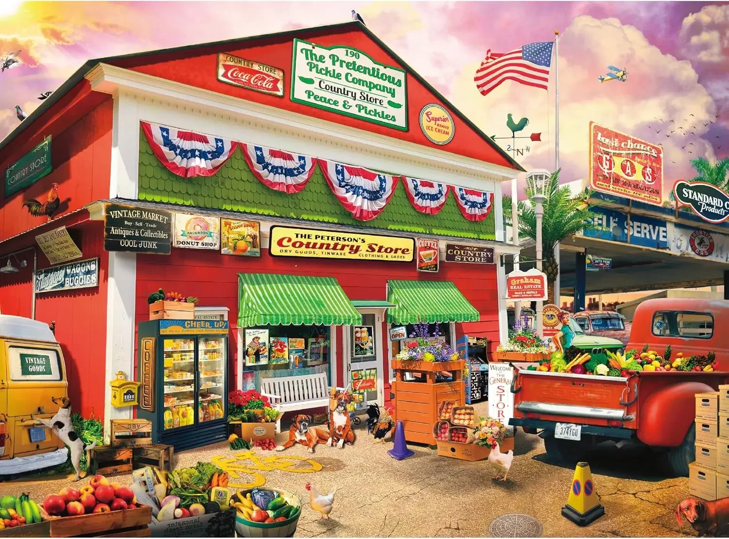 Country Store Jigsaw Puzzle 300/500/1000 Pieces of Adult Game Family Fun Decompression Toy Children Educational Gift Game Night
Country Store Jigsaw Puzzle 300/500/1000 Pieces of Adult Game Family Fun Decompression Toy Children Educational Gift Game Night