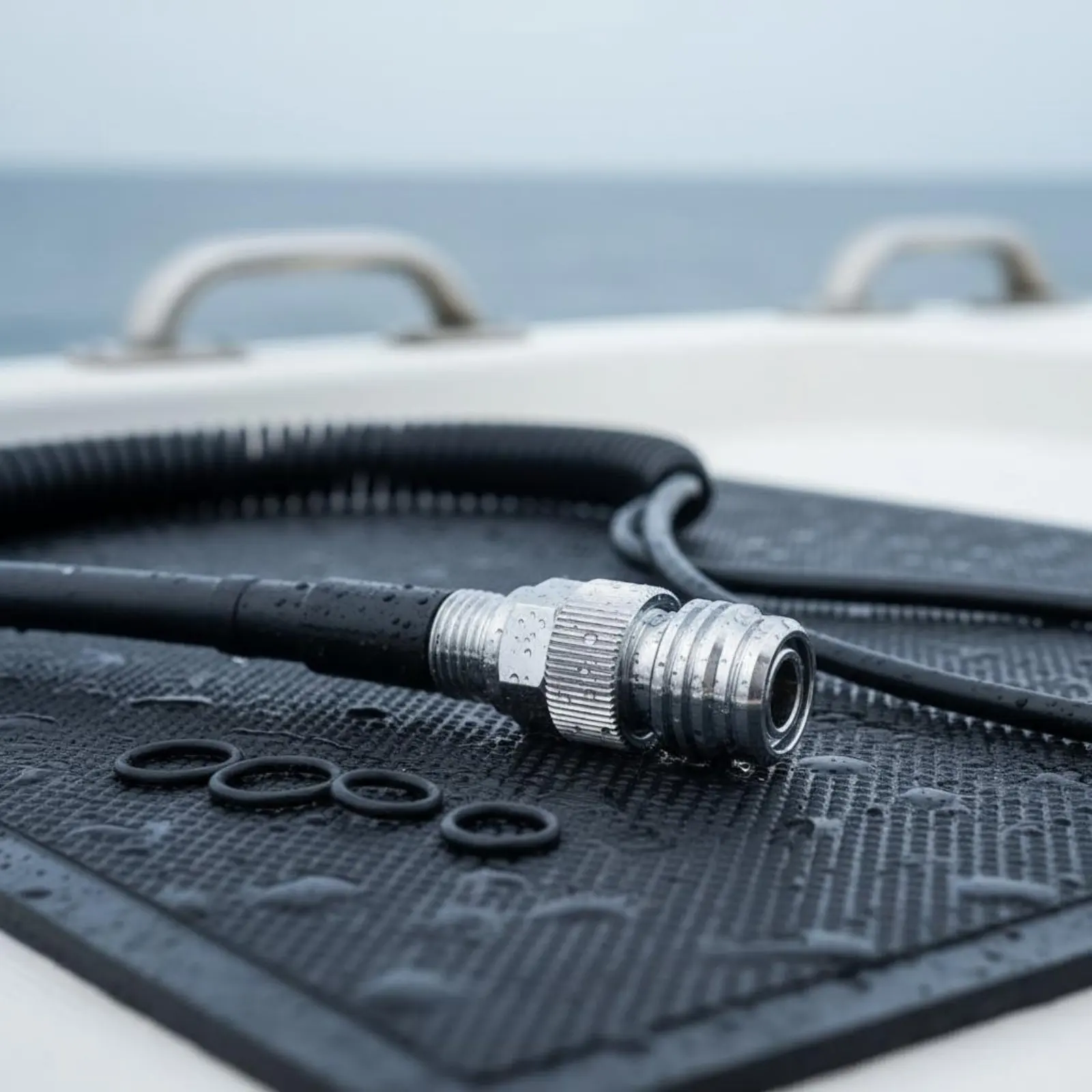 Second Stage Quick Release Coupling Silver-Plated Plated Brass Underwater BCD Hose Quick Connect for Technical Divers
Second Stage Quick Release Coupling Silver-Plated Plated Brass Underwater BCD Hose Quick Connect for Technical Divers