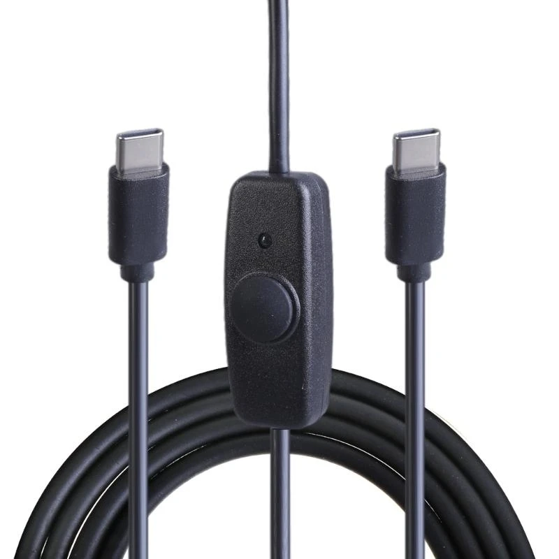 USB Type C Data Cable with Power Switching Button Male to Male Charging Extension Cord Wire for LED Light Fan Desk Lamp
USB Type C Data Cable with Power Switching Button Male to Male Charging Extension Cord Wire for LED Light Fan Desk Lamp