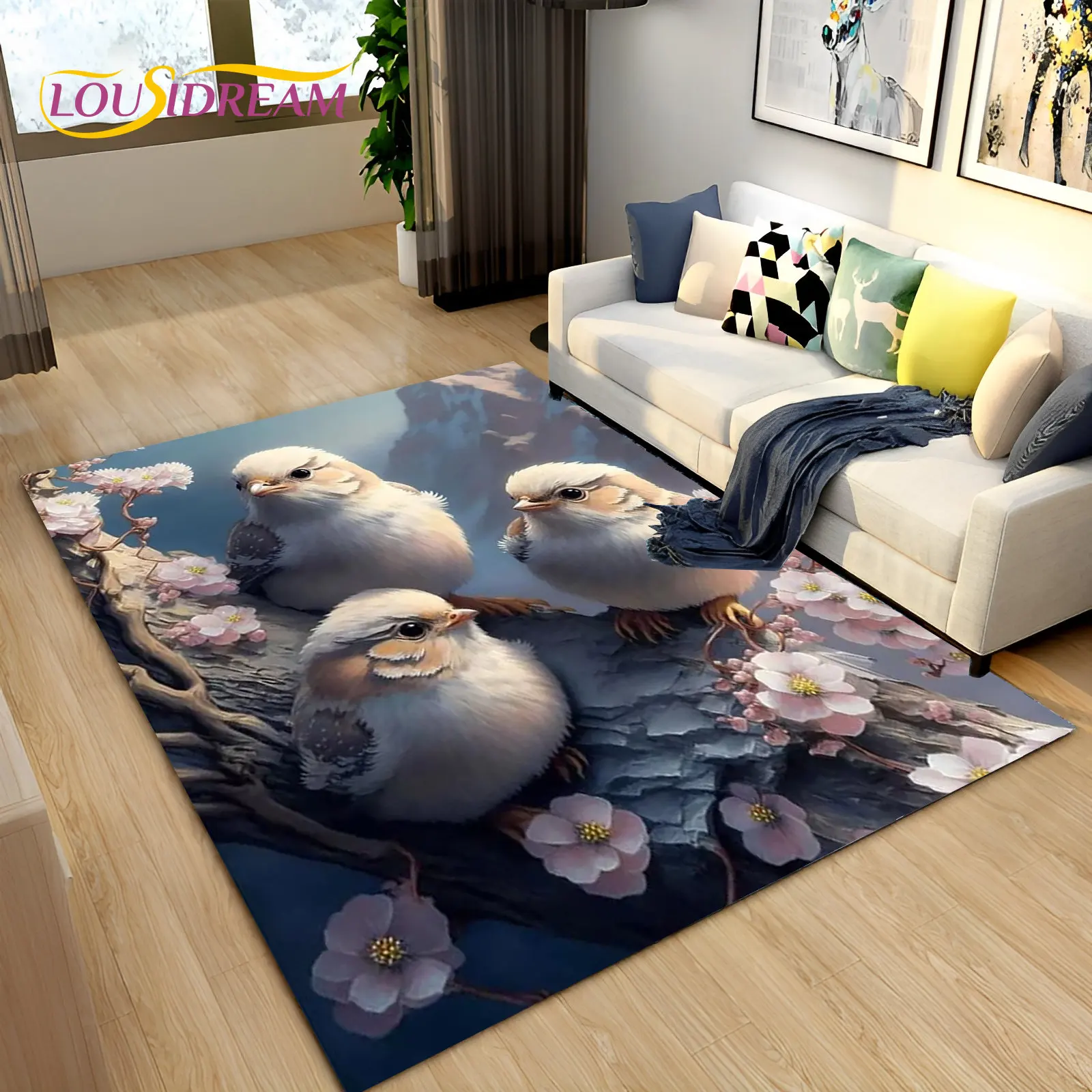 3D Beautiful Bird Flower Animal Area Rug,Carpet Rug for Home Living Room Bedroom Sofa Doormat Decor,Kitchen Non-slip Floor Mat
3D Beautiful Bird Flower Animal Area Rug,Carpet Rug for Home Living Room Bedroom Sofa Doormat Decor,Kitchen Non-slip Floor Mat
