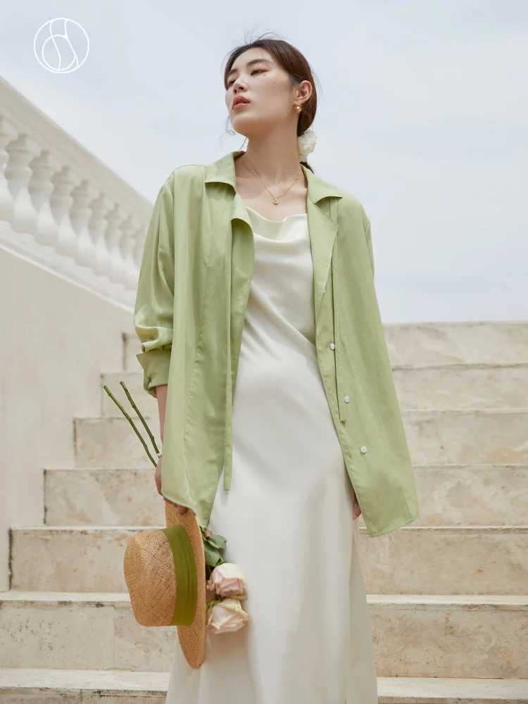 DUSHU Classic All-match Women Blouses 100% Lyocell Comfortable Breathable Lightweight Summer 2022 Female Shirts Casual Commute
DUSHU Classic All-match Women Blouses 100% Lyocell Comfortable Breathable Lightweight Summer 2022 Female Shirts Casual Commute