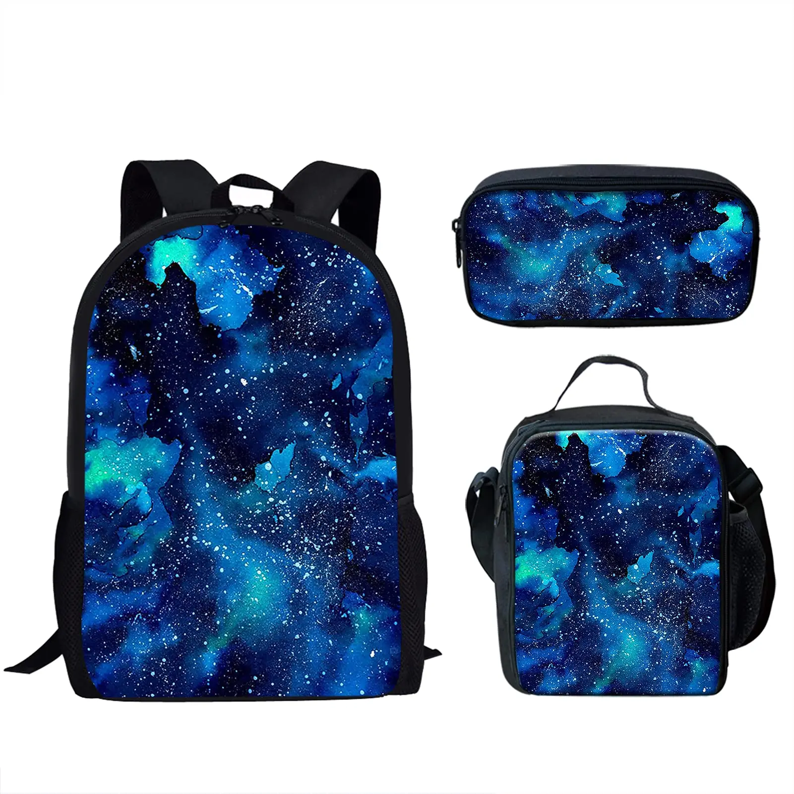 Purple Star/Galaxy Design Durable Large Capacity Backpack Youth Casual Outdoor Travel Bag With Zipper Messenger Bag Pencil Case
Purple Star/Galaxy Design Durable Large Capacity Backpack Youth Casual Outdoor Travel Bag With Zipper Messenger Bag Pencil Case