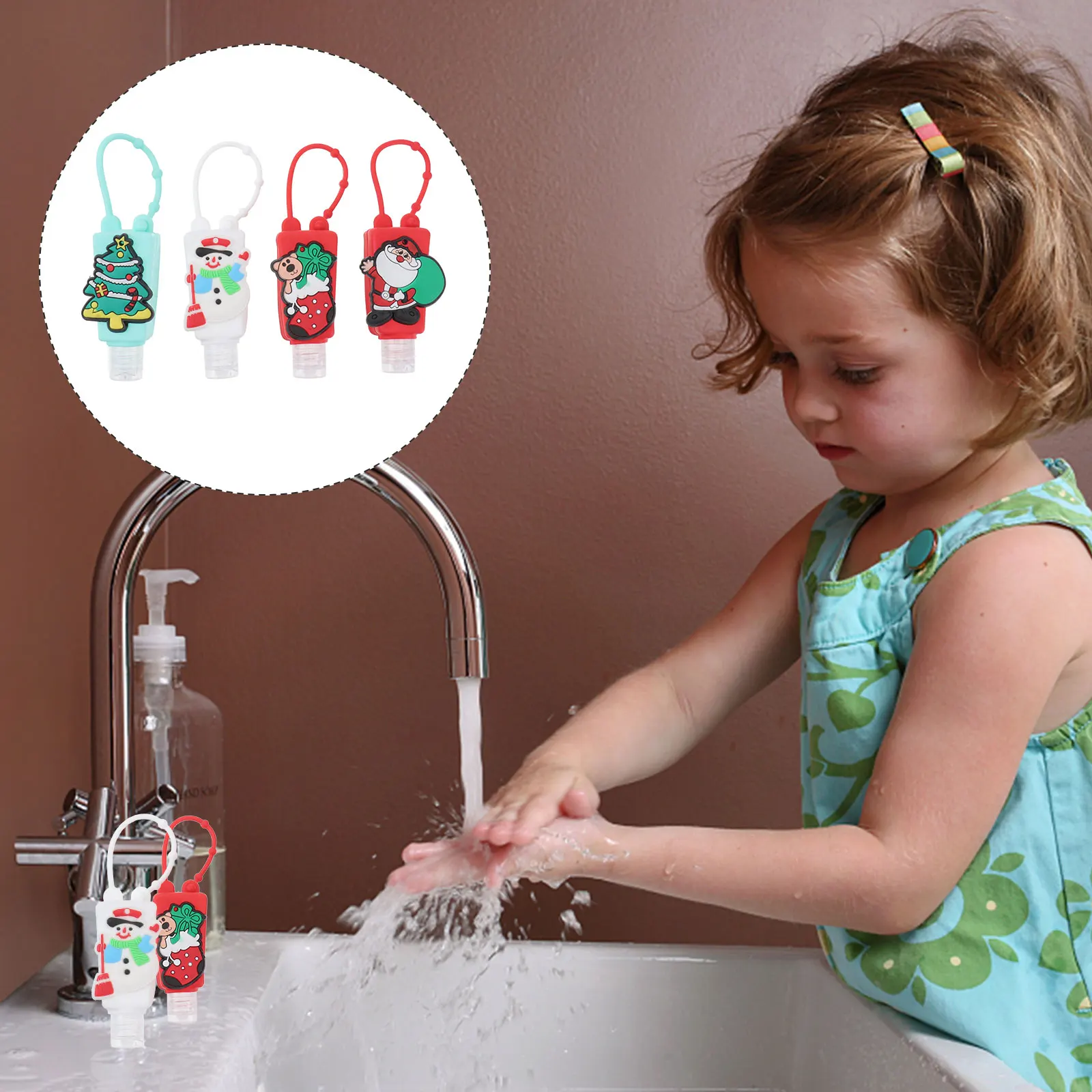 5pcs 30Ml Silicone Hand Bottles Christmas Series Cartoon Travel Holders Refillable Portable Keychain For Liquid Soap
5pcs 30Ml Silicone Hand Bottles Christmas Series Cartoon Travel Holders Refillable Portable Keychain For Liquid Soap