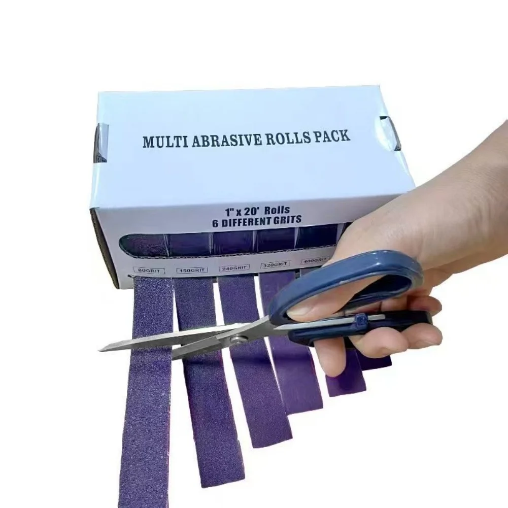 25mm Purple Sand Abrasive Cloth Rolls For Metal Wood Glass Polishing 4 5 6 Pack Abrasive Tool Sandpaper Roll
25mm Purple Sand Abrasive Cloth Rolls For Metal Wood Glass Polishing 4 5 6 Pack Abrasive Tool Sandpaper Roll