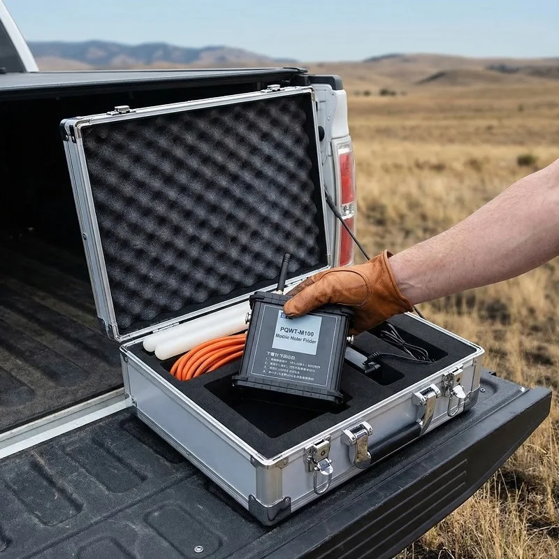 PQWT-M100 High Accuracy Groundwater Detector Portable Mobile Operation Underground Water Locator for Well Drilling
PQWT-M100 High Accuracy Groundwater Detector Portable Mobile Operation Underground Water Locator for Well Drilling