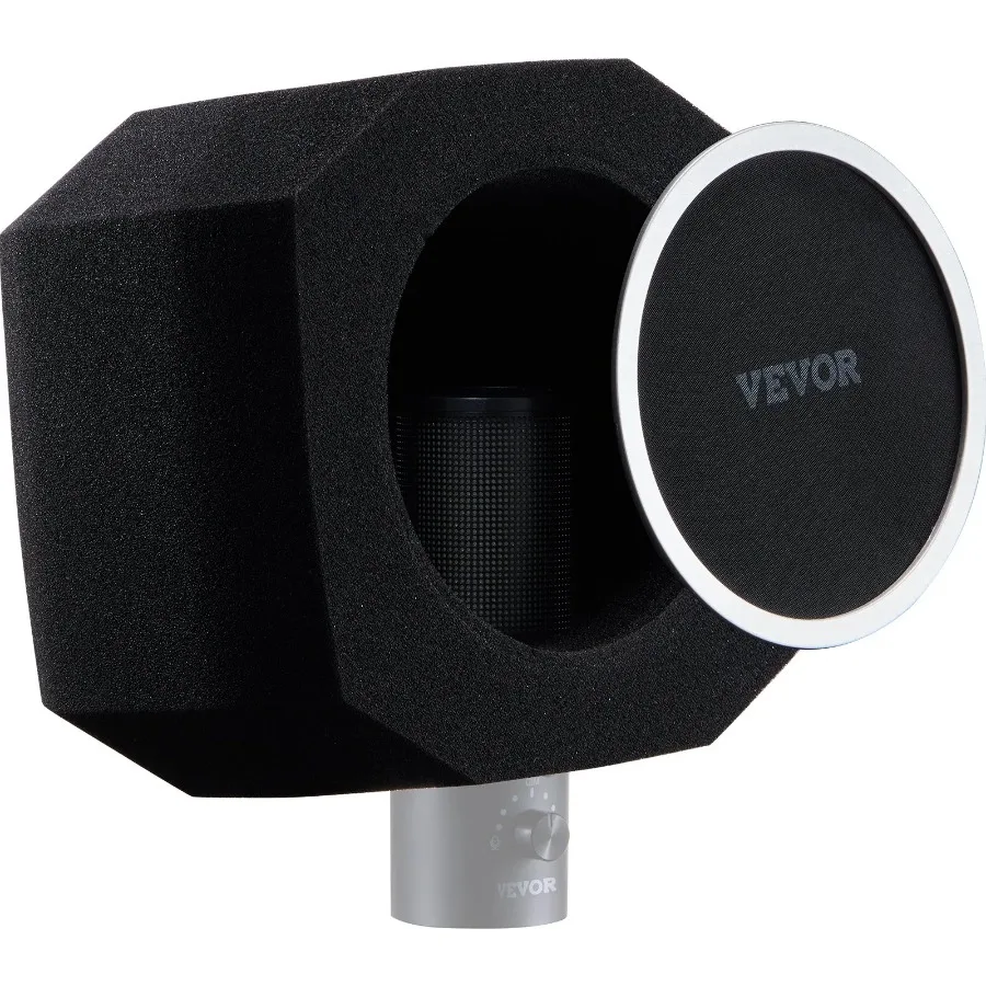 Microphone Isolation Ball High-Density Acoustic Foam Windscreen Isolation Shield with Dual-Layered Pop Filter for φ1.57 to 2.3
Microphone Isolation Ball High-Density Acoustic Foam Windscreen Isolation Shield with Dual-Layered Pop Filter for φ1.57 to 2.3