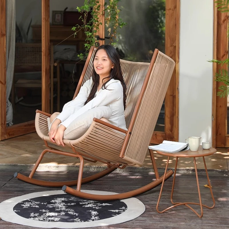 Reclining chair, courtyard garden, lunch break new Chinese outdoor balcony, casual lazy sofa, rocking
Reclining chair, courtyard garden, lunch break new Chinese outdoor balcony, casual lazy sofa, rocking