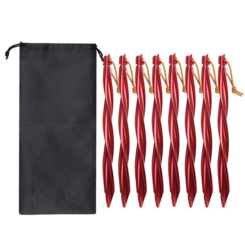 25Cm Outdoor Tent Pegs Ground Nails With Storage Bag Windproof Nails Camping Accessories Tent Fastening Red
25Cm Outdoor Tent Pegs Ground Nails With Storage Bag Windproof Nails Camping Accessories Tent Fastening Red