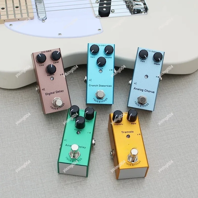Mini Guitar Single Effect Pedal, Portable Professional Distortion Overlay Delay Chorus Tremolo
Mini Guitar Single Effect Pedal, Portable Professional Distortion Overlay Delay Chorus Tremolo