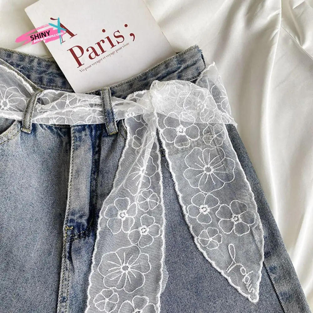 Unique Sweet Lace Waistband Long Bow Gauze Waist Belt Tie Up Y2k Dress Jeans Belt Streetwear
Unique Sweet Lace Waistband Long Bow Gauze Waist Belt Tie Up Y2k Dress Jeans Belt Streetwear