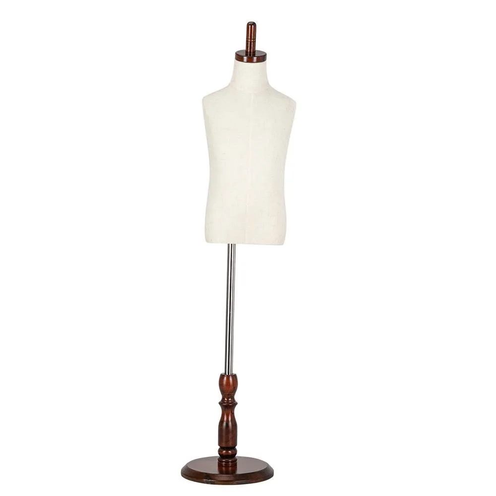 Kid Mannequin Torse with Pinnable Linen Cover for Children's Dress Display
Kid Mannequin Torse with Pinnable Linen Cover for Children's Dress Display