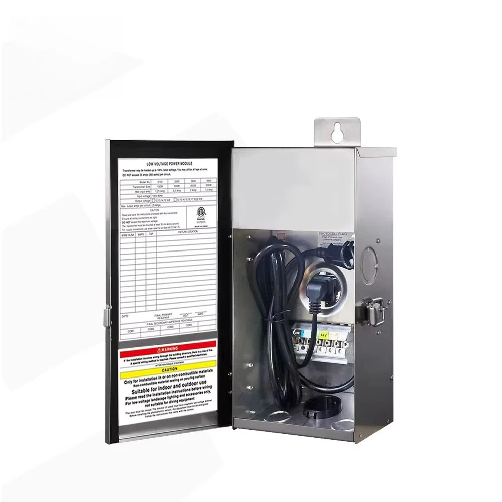 USA Warehouse Outdoor Transformer For Landscape Lighting Durable 300 Watt (12V-13V-14V-15V) Multi-Tap Low Voltage Transformer
USA Warehouse Outdoor Transformer For Landscape Lighting Durable 300 Watt (12V-13V-14V-15V) Multi-Tap Low Voltage Transformer