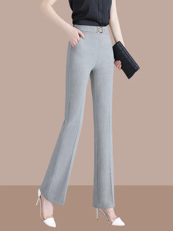 High Waist Straight Leg Thin Ice Silk Casual Pants Women's Cotton Linen Bell Bottoms Summer New Style Comfortable Pants
High Waist Straight Leg Thin Ice Silk Casual Pants Women's Cotton Linen Bell Bottoms Summer New Style Comfortable Pants