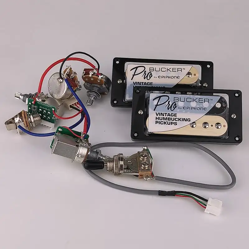 Alnico Classic Bucker PRO Vintage Humbucker Pickup with Wiring Harness For Epi Electric Guitar
Alnico Classic Bucker PRO Vintage Humbucker Pickup with Wiring Harness For Epi Electric Guitar