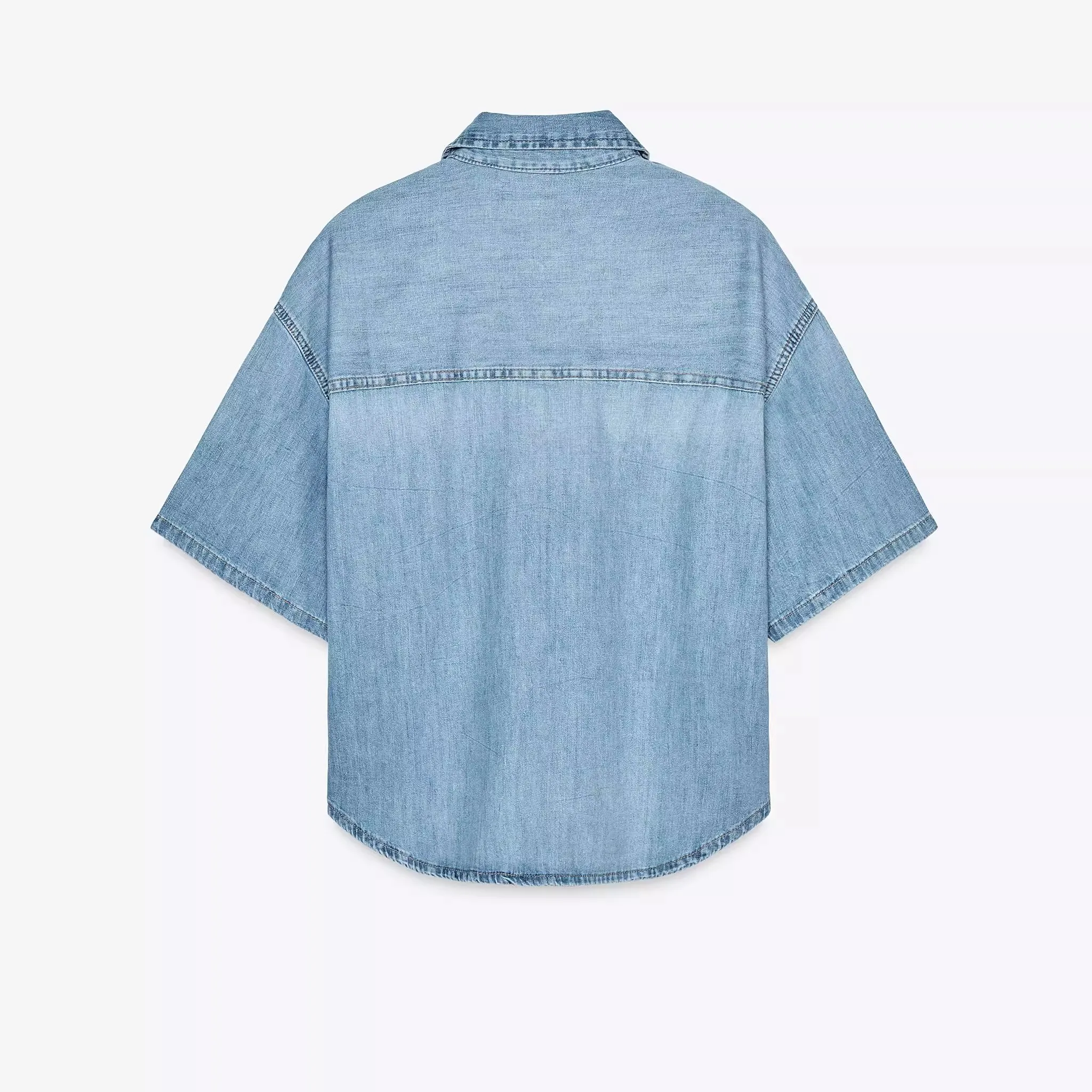 Новинка лета 2024, базовый ort Sve ort Denim irt, женский повседневный свободный крой, однотонный, на пуговицах, женская мода
Новинка лета 2024, базовый ort Sve ort Denim irt, женский повседневный свободный крой, однотонный, на пуговицах, женская мода