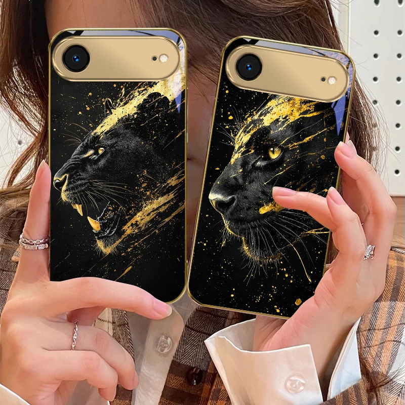 Black Panther Roars For IPhone 17Pro Max 16 17 Pro oMax 15 Pro 14 13 Plus 12Mini 11 Pro Max XR 16E Air Golden glass phone case
Black Panther Roars For IPhone 17Pro Max 16 17 Pro oMax 15 Pro 14 13 Plus 12Mini 11 Pro Max XR 16E Air Golden glass phone case
