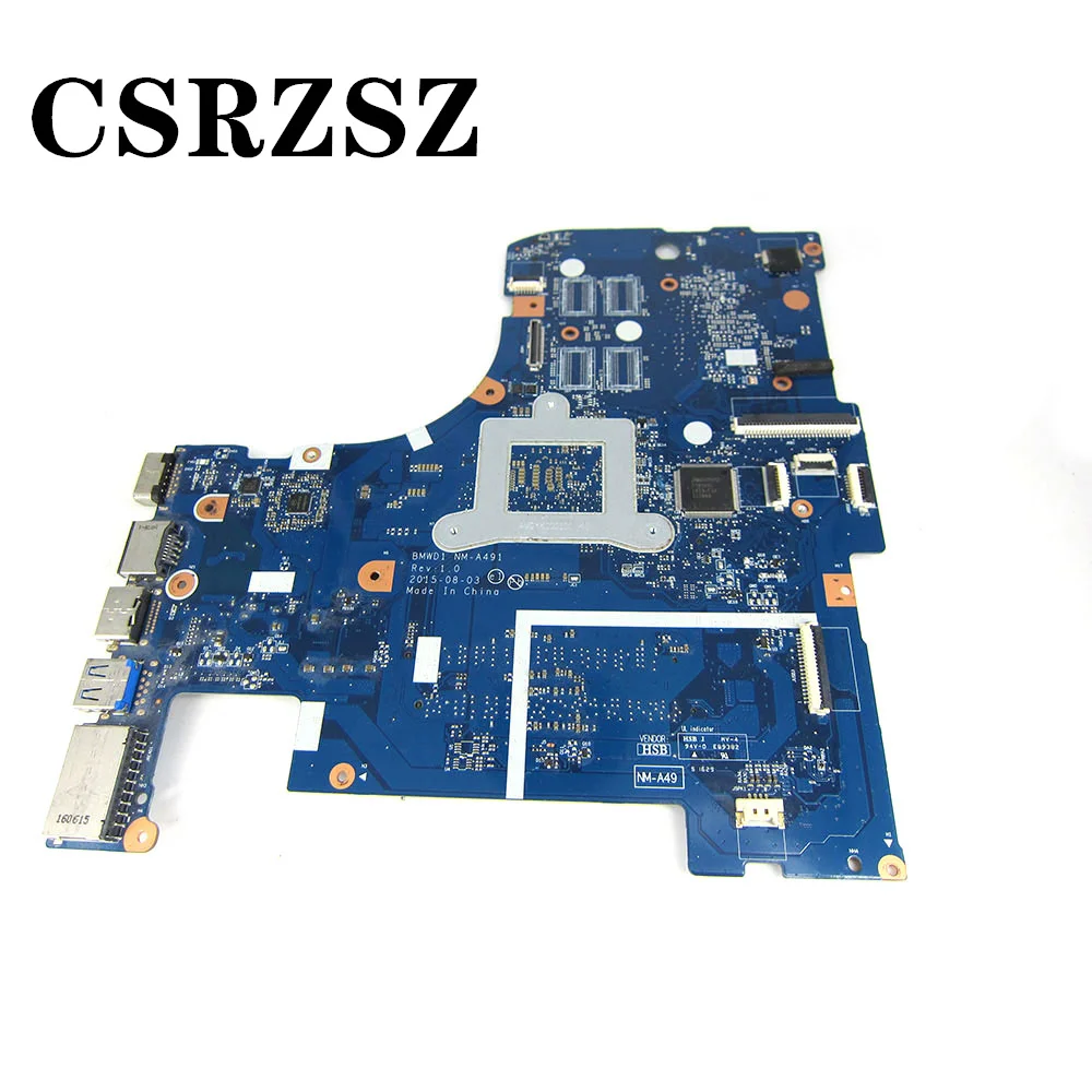 CSRZSZ BMWD1 NM-A491 5B20K61885 для Lenovo 300-17ISK, материнская плата для ноутбука с процессором i5-6200u, 100% тест, ок
CSRZSZ BMWD1 NM-A491 5B20K61885 для Lenovo 300-17ISK, материнская плата для ноутбука с процессором i5-6200u, 100% тест, ок
