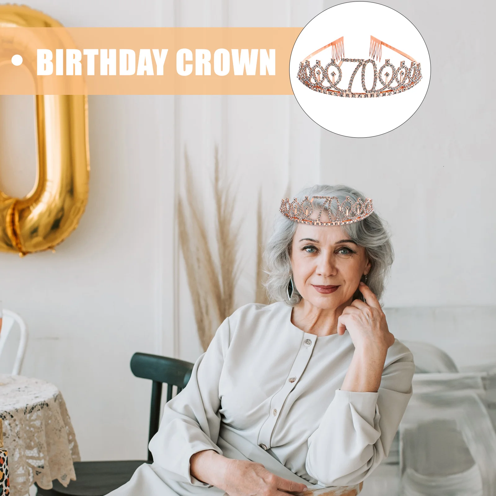1pc Birthday Crown Rhinestone Alloy Hair Comb Number Crown For 70Th Rose Gold Party Wedding Engagement Hair Styling Tool
1pc Birthday Crown Rhinestone Alloy Hair Comb Number Crown For 70Th Rose Gold Party Wedding Engagement Hair Styling Tool