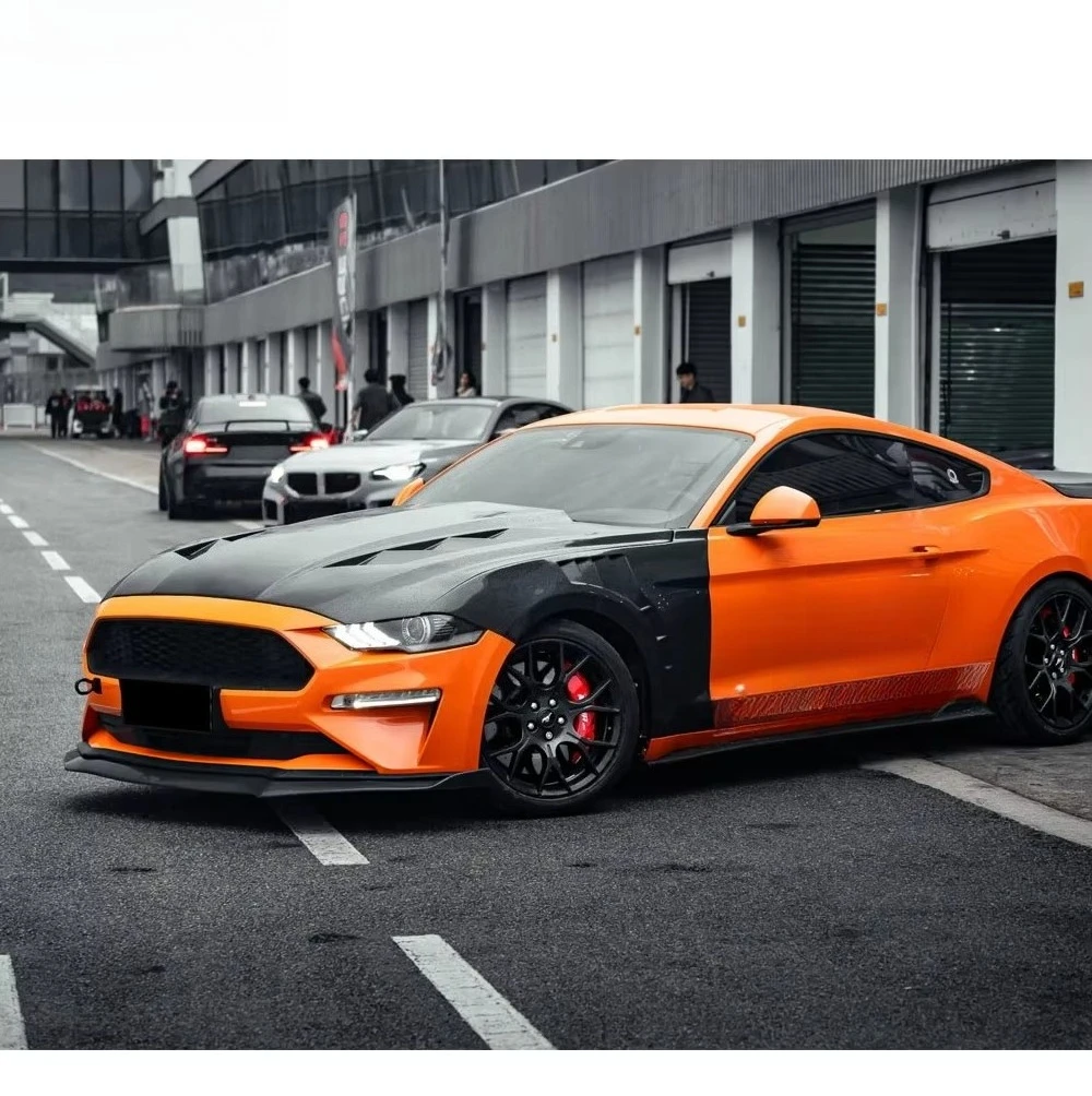 Mustang Carbon Fiber Mudguards, Suitable for 2018-2023 Mustang S550, Modified with GTD Carbon Fiber Mudguards.
Mustang Carbon Fiber Mudguards, Suitable for 2018-2023 Mustang S550, Modified with GTD Carbon Fiber Mudguards.