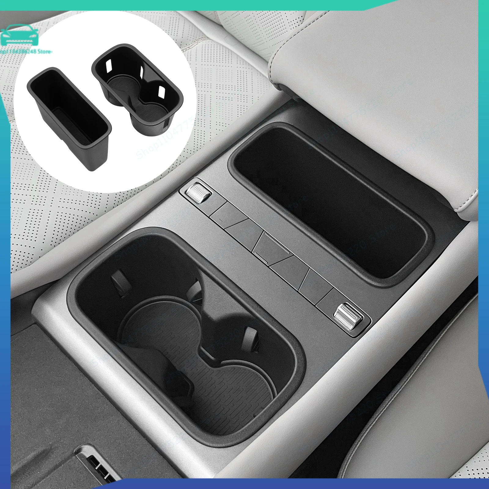 Central Water Cup Holder Storage Box TPE Shock-Absorbing Tidying Accessories 2PCS For BYD ATTO 3 EVO 2025 2026
Central Water Cup Holder Storage Box TPE Shock-Absorbing Tidying Accessories 2PCS For BYD ATTO 3 EVO 2025 2026
