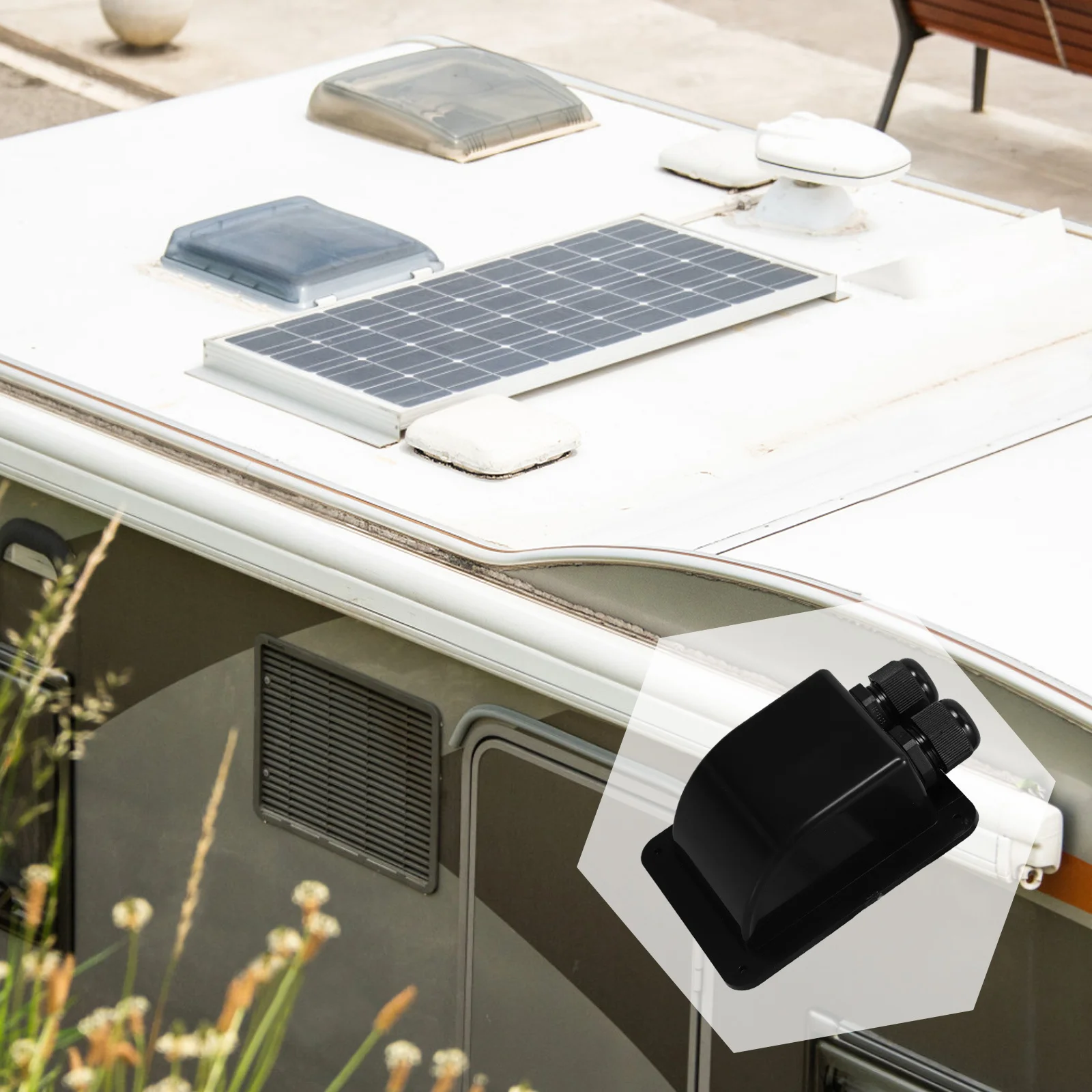 Panel Cable Rv Roof Entry Glands Durable Uv Resistant Wire Connector Box For Yacht Camper Solar Installation Roof Cable Entry
Panel Cable Rv Roof Entry Glands Durable Uv Resistant Wire Connector Box For Yacht Camper Solar Installation Roof Cable Entry