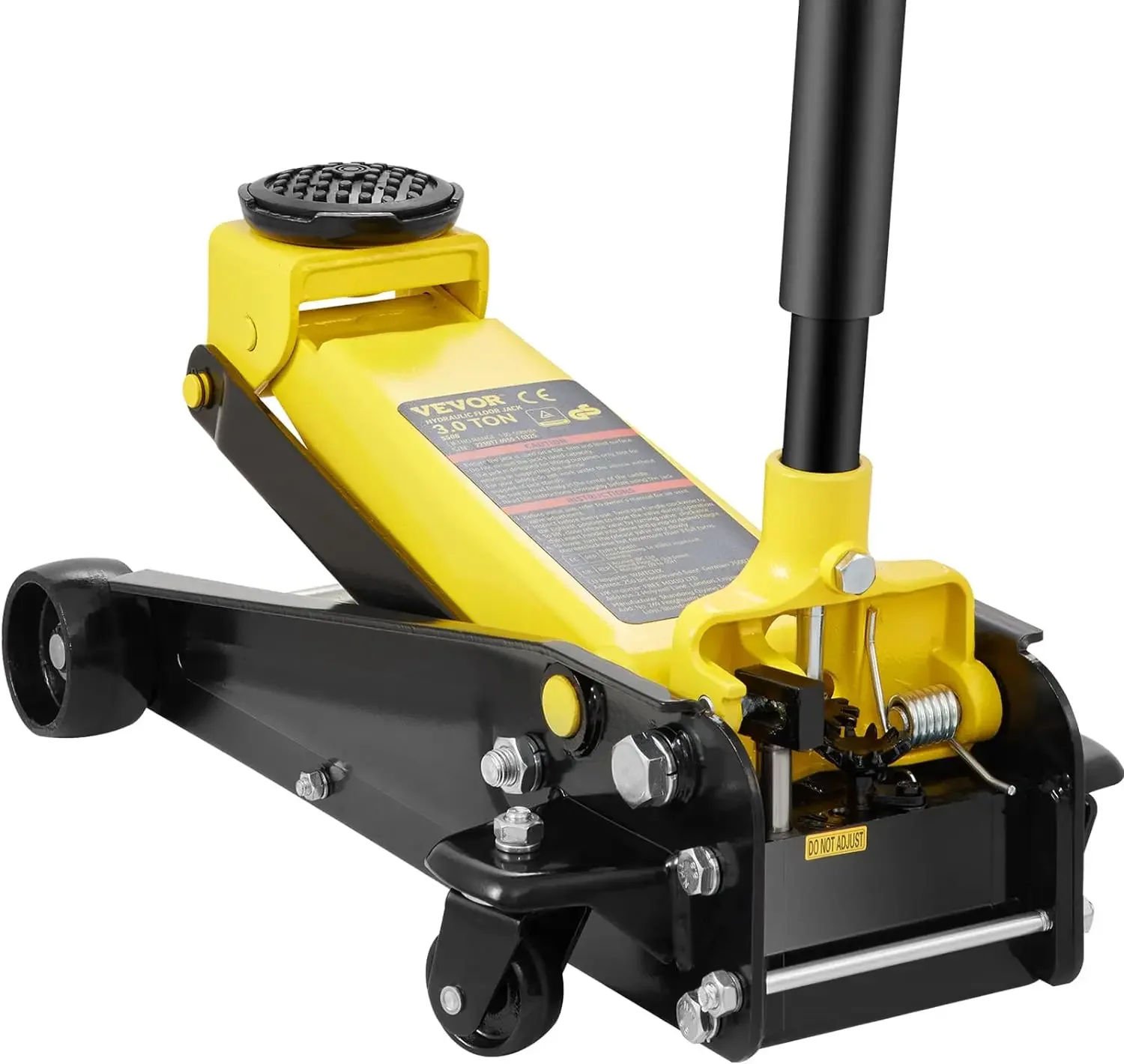 VEVOR 3 Ton Low Profile Floor Jack for All Terrain Vehicles, Heavy-Duty Steel Racing Jack Quick Lift Pump,5"-20" Lifting Range
VEVOR 3 Ton Low Profile Floor Jack for All Terrain Vehicles, Heavy-Duty Steel Racing Jack Quick Lift Pump,5"-20" Lifting Range