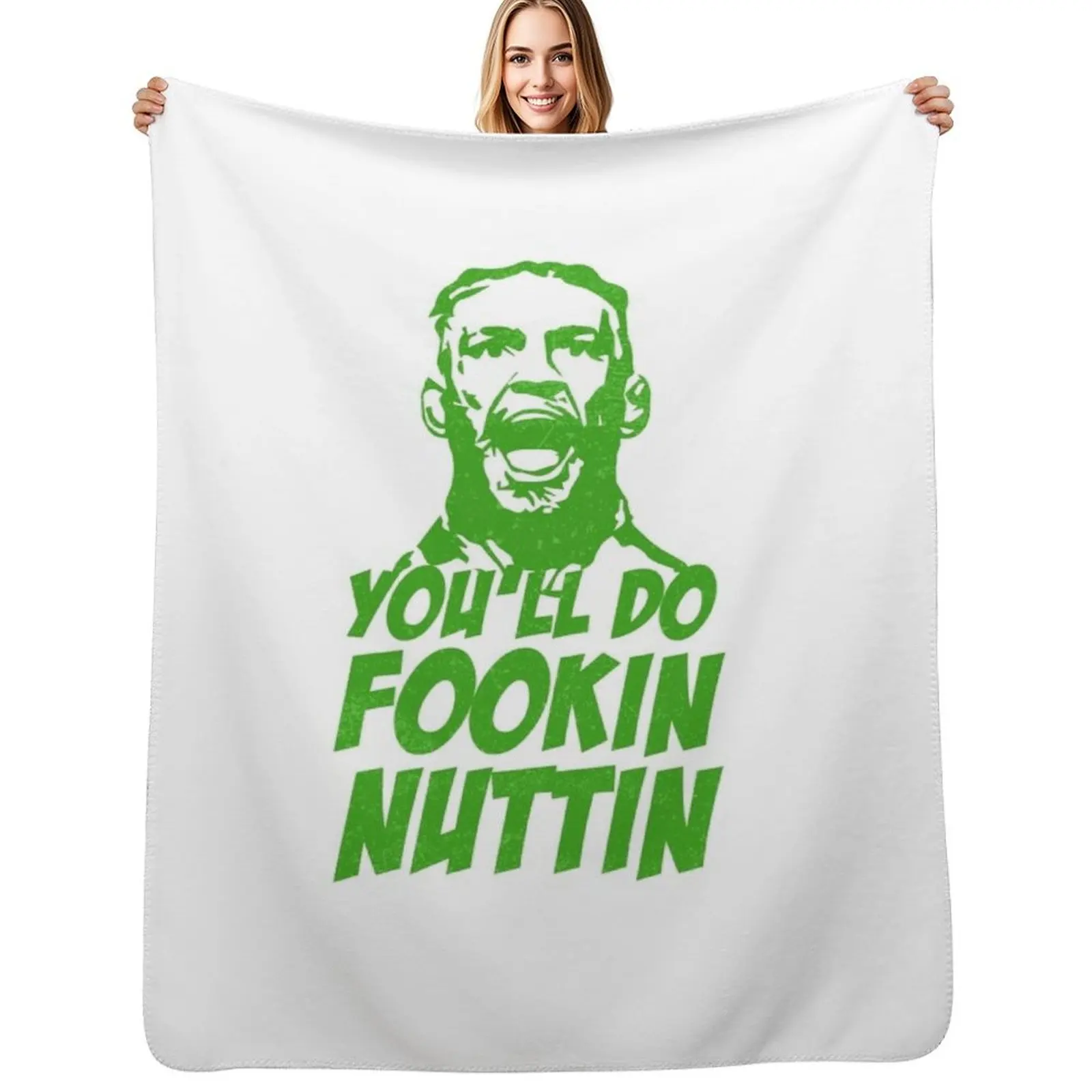 You'll Do FOOKIN NUTTIN Funny Gift Throw Blanket cosplay anime wednesday Baby Summer Blankets 
You'll Do FOOKIN NUTTIN Funny Gift Throw Blanket cosplay anime wednesday Baby Summer Blankets